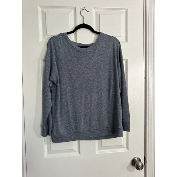 HONEY DEW INTIMATES Weekend Back Cutout Sweater In Navy night Size Med - Picture 1 of 6